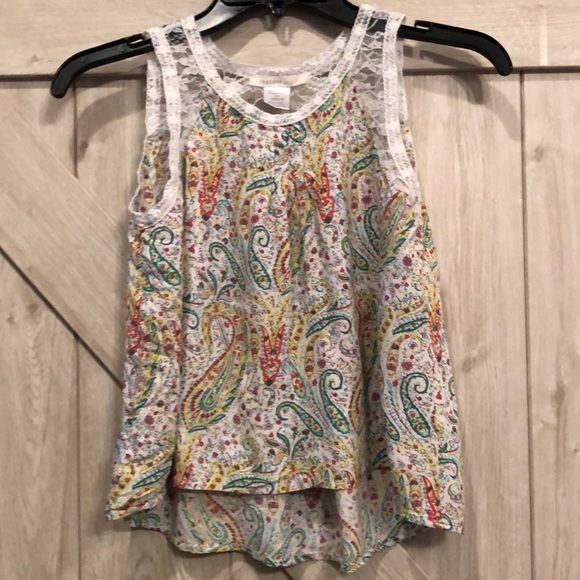 Little Girls size 9/10 Sleeveless Top - Picture 1 of 3
